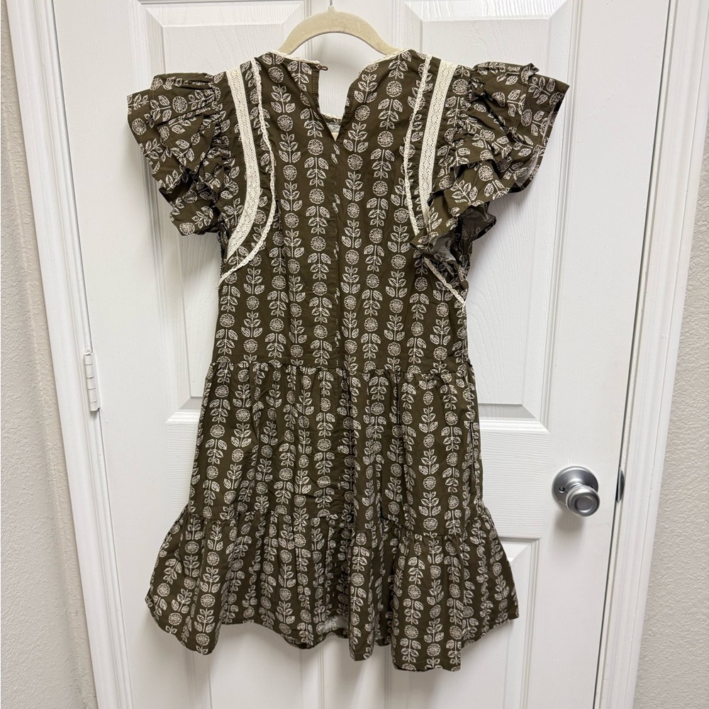 Pinch Green Pattern Dress - Picture 12 of 12
